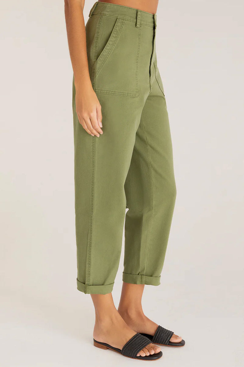 Zoe Cotton Twill Pant