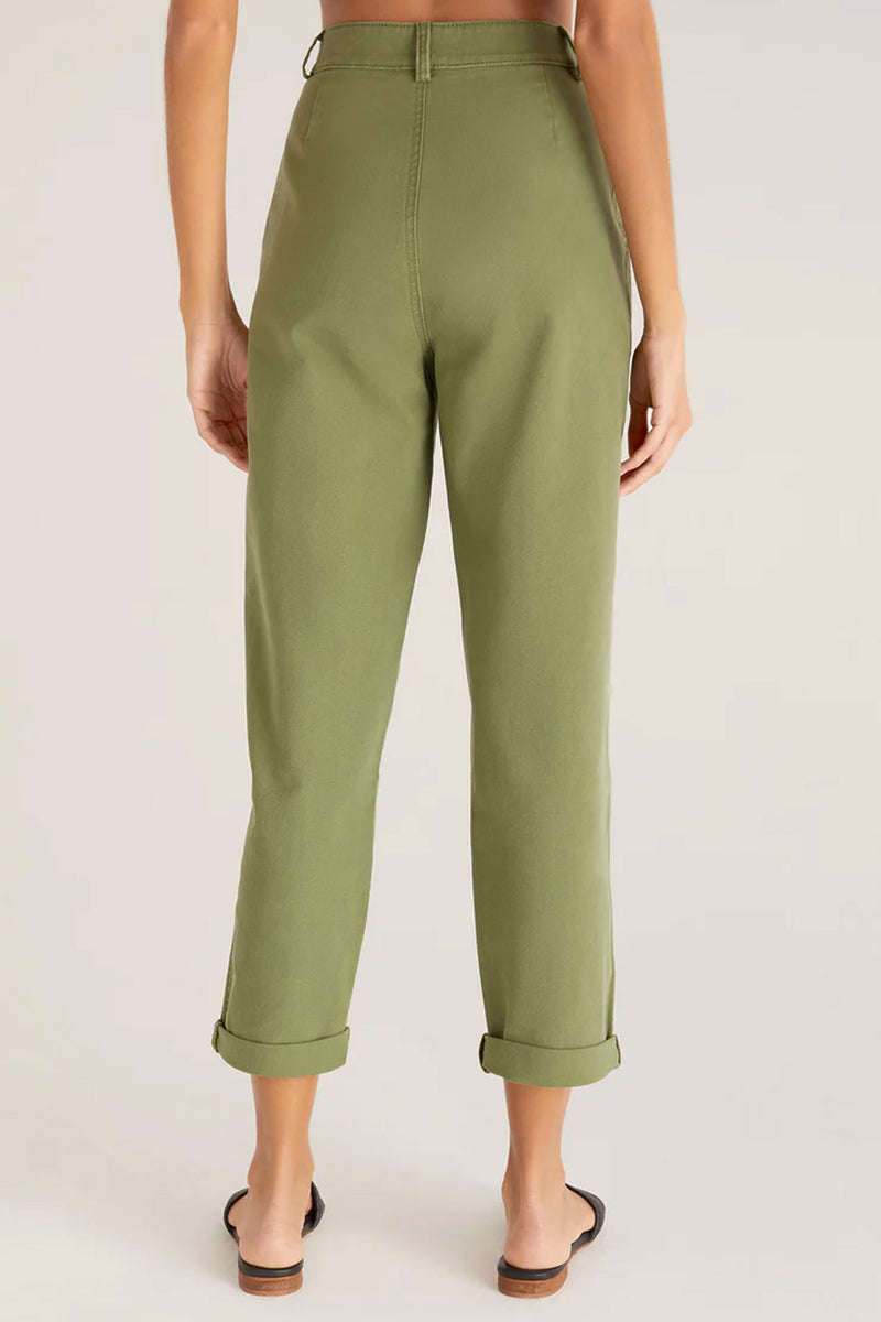 Zoe Cotton Twill Pant